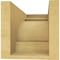 Ekena Millwork 6"W x 12"D x 6"H Wide New Brighton Rough Cedar Woodgrain TimberThane Corbel, Primed Tan CORUR06X12X06NEBRCPR - alternate 2